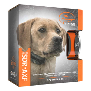 SportDOG SportTrainer 450m & 700m Add-A-Dog Extra Receiver Collar SportDOG Add-A-Dog collar, SDR-AFX receiver, SportTrainer 450m collar, SportTrainer 700m collar, replacement receiver collar, dog training collar receiver, SportDOG extra collar, SportDOG SD-425X-E compatible, SportDOG SD-825X-E compatible