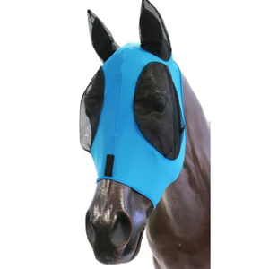Kool Master Lycra Pull On Fly Mask - Turquoise