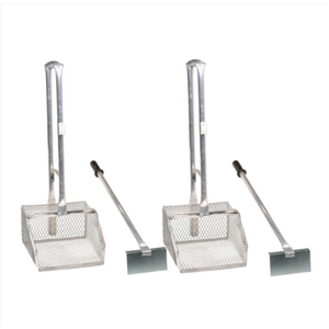 Manure Scoop Aluminium with LONG Handle 