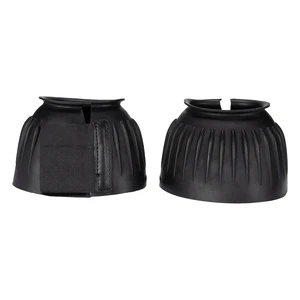 Ribbed Bell Boots w/Single Velcro