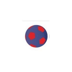*CLEARANCE* Jolly Mega Ball Blue/Red COVER for Medium 30" Ball