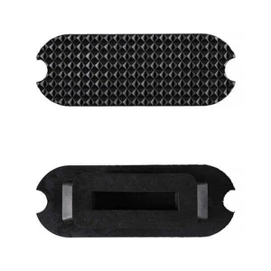 Rubber Fillis Stirrup Pads 4"/10.5cm Black