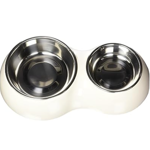 Catit 2-in-1 Double Cat Diner - White