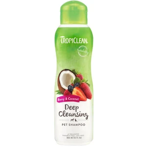TropiClean Shampoo Berry & Coconut Deep Cleansing 355mL