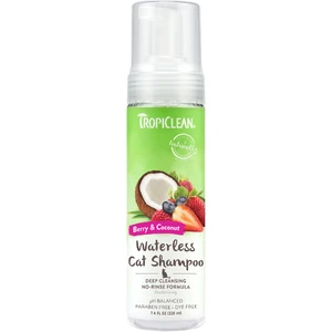 TropiClean Waterless Deep Cleansing Cat Shampoo 220mL