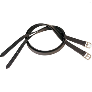 Tekna Synthetic Childs Stirrup Straps Brown - 105cm - Priced To Clear 