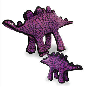 Tuffy Dinosaurs - Stegosaurus Dog Toy Tuffy Dinosaur dog toy, durable dog plush toy, interactive dog toy, chew-resistant dog toy, soft fleece dog toy, floating dog toy, machine washable dog toy, squeaker dog toy, tough dog toy, dog tug toy, water-friendly dog toy