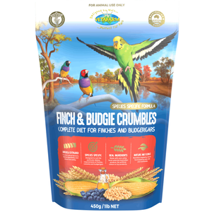 Vetafarm Finch and Budgie Crumbles 450gm