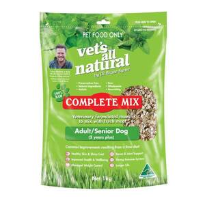 Vets all Natural Complete Mix Adult Dog 1kg (Dr Bruce)