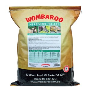 Wombaroo Herbivore Pellets 5kg - high-fibre supplement for exotic herbivores