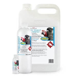 Vetafarm Avian Insect Liquidator Concentrate avian lice treatment, mite spray for birds, bird lice control, Vetafarm insect liquidator, bird cage mite spray, lice spray for parrots, bird mite control, external parasite bird treatment