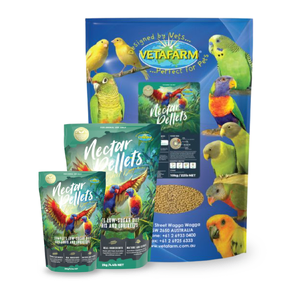 Vetafarm Nectar Pellets lorikeet pellets, lory pellets, nectar pellets for birds, lorikeet diet, lory food, bird pellets lorikeet, avian vet formulated bird food, lorikeet balanced diet, lorikeet nutrition, bird food with psyllium husk