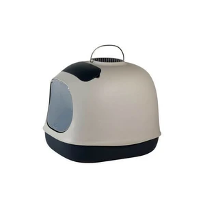 United Pets Minu Covered Cat Litter Grey/Black