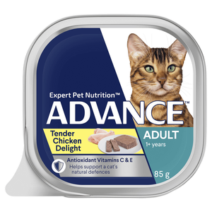 Advance Adult Tender Chicken Delight Wet Cat Food 7 x 85gm