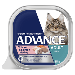 Advance Adult Chicken & Salmon Medley Wet cat food 85g x 7