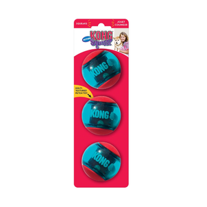 Kong Squeezz Action Ball 3pk