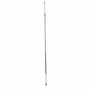 Fibreglass Dressage Whip Black w/White Handgrip 100cm