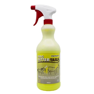 NRG Bitter Tails 950mL nrg bitter tails spray, horse tail chewing spray, bitter spray for foals, non toxic bitter spray horses, horse anti chew spray, tail rubbing deterrent horses, competition safe bitter spray, water based bitter spray