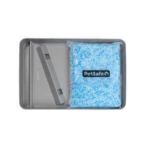 PetSafe ScoopFree Stainless Steel Reusable Cat Litter Tray PetSafe ScoopFree stainless steel litter tray, reusable cat litter tray, self-cleaning litter box tray, ScoopFree Pro tray, crystal litter tray, premium stainless steel litter tray, odour control cat tray, PetSafe reusable tray