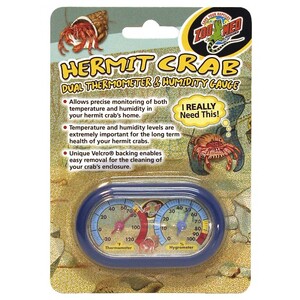 Zoo Med Hermit Crab Dual Thermometer/Humidity