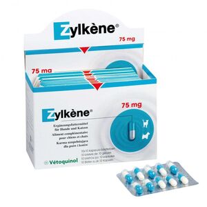 Zylkene 100 Pack Blister - 75mg Capsules (100 Capsules)  **MAKE SURE THIS IS 100'S**